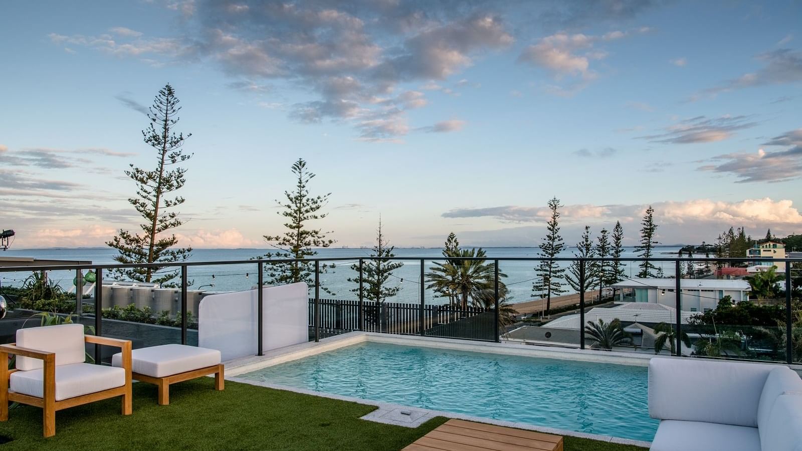 Rooftop Pool & terrace at The Sebel Brisbane Margate Beach