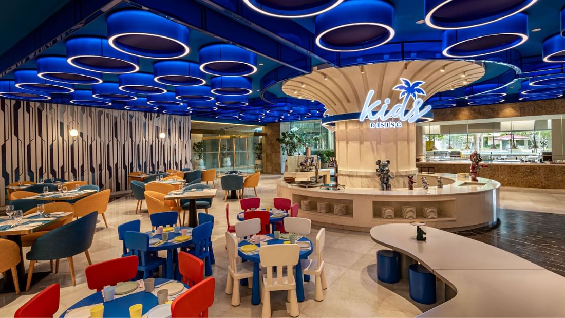 Stylish interior of Sunset Terrace at Sunway Resort