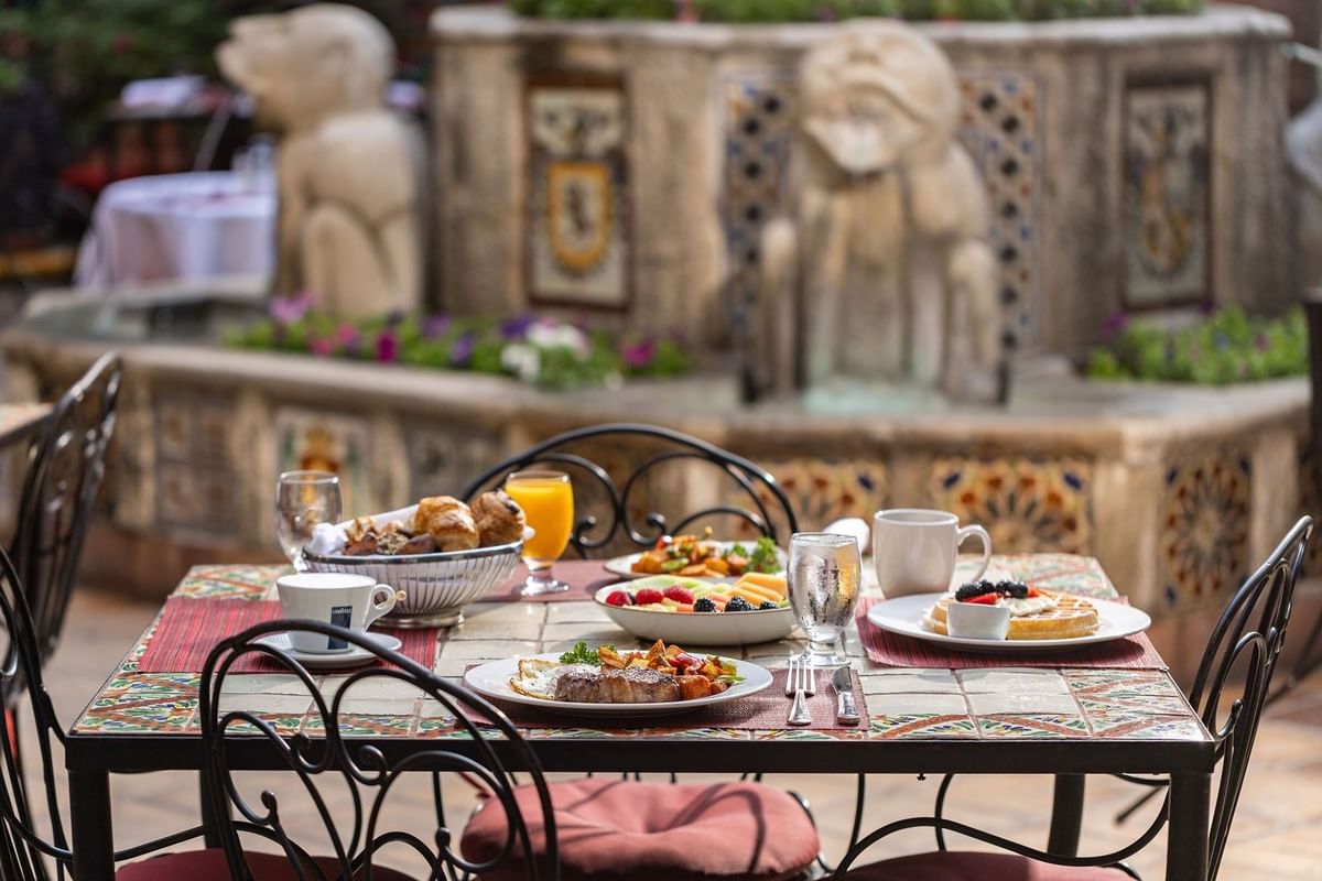 Close-up Image of a Breakfast Table 