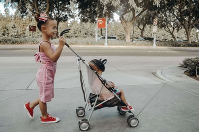 Kids at Hotel Grand Legacy at The Park Anaheim.