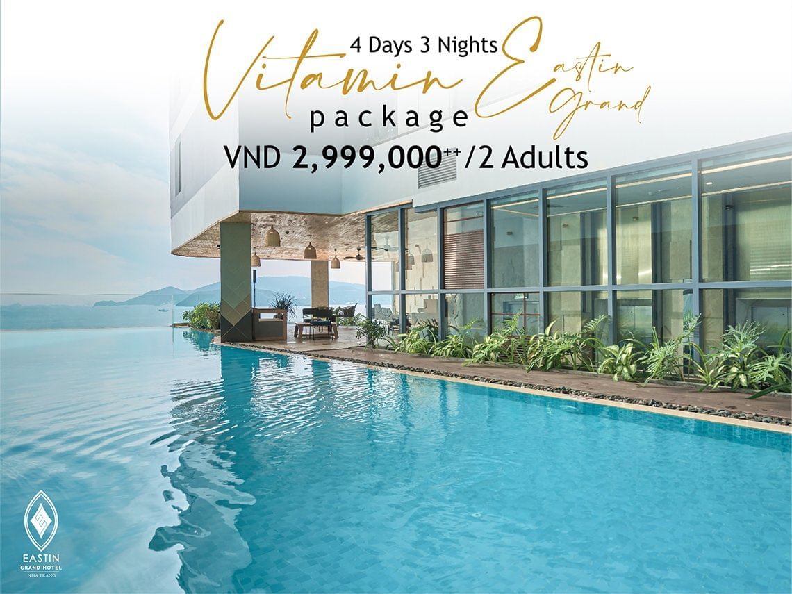 Terrace pool with ocean view at Eastin Hotels