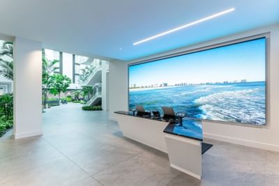 Front Desk at Innovation Hotel