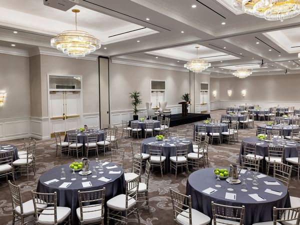 Banquets set-up in Turtle Creek at Warwick Melrose Dallas