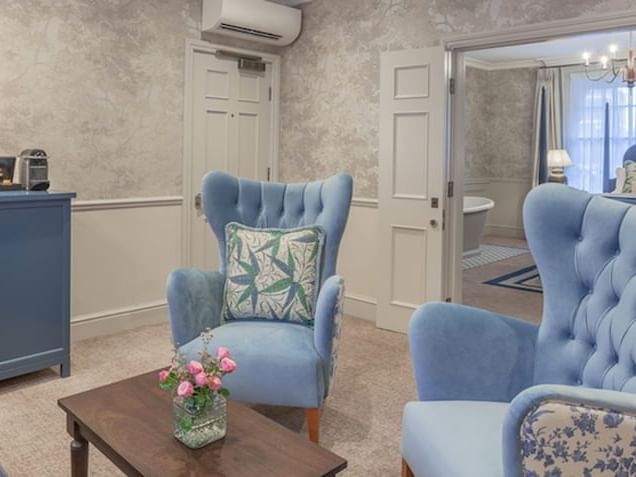 Georgian Suite sitting area at Richmond Hill Hotel