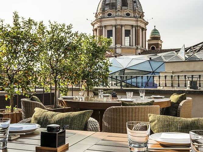 Zuma Restaurant exterior at Fendi Private Suites