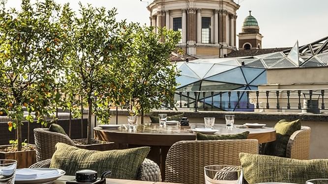 Zuma Restaurant exterior at Fendi Private Suites