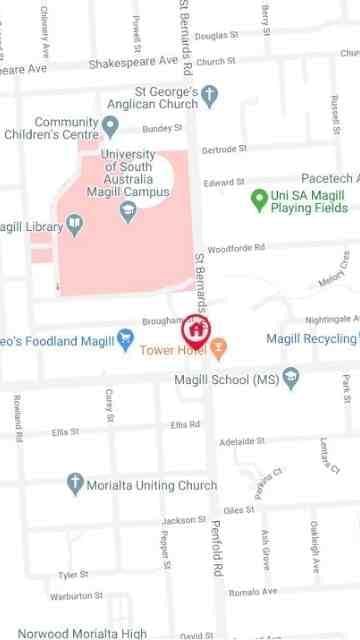 Student Living - Magill Hartley Map