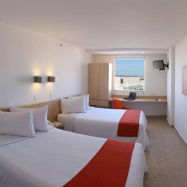 Interior of Superior Twin Room at One Hotels