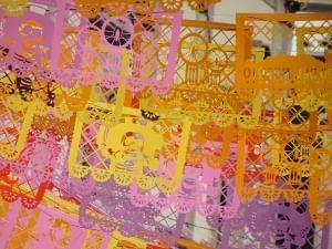 Papel picado (elaborately cut tissue paper)