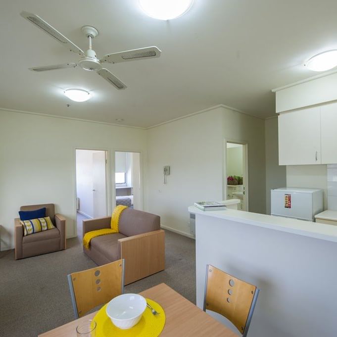 UniLodge @ 550 Lygon_2 Bedroom Multishare Living Area