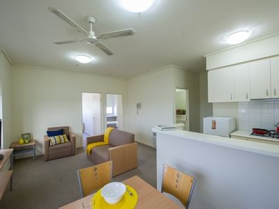 UniLodge @ 550 Lygon_2 Bedroom Multishare Living Area