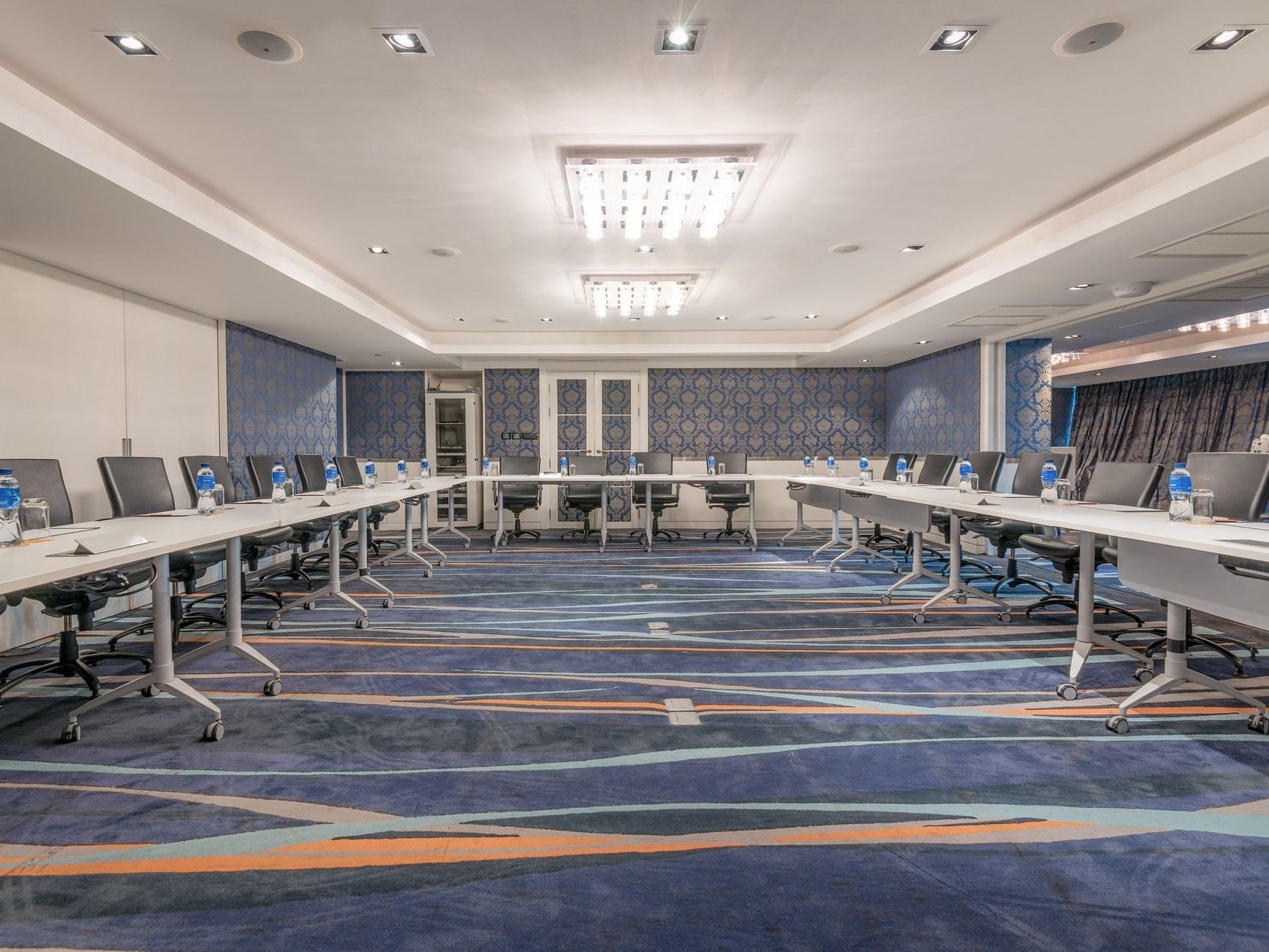 Ceiling lighted board room at haute couture at Dream Bangkok