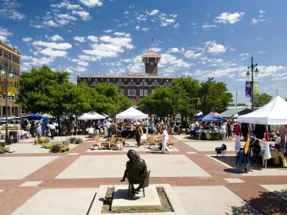 Old Town Farmers Market next to Hotel at Old Town