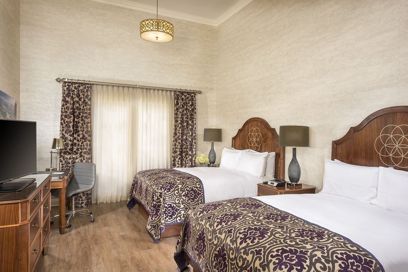 Lorem ipsum Queen room at Allegretto Vineyard Resort in Paso Robles