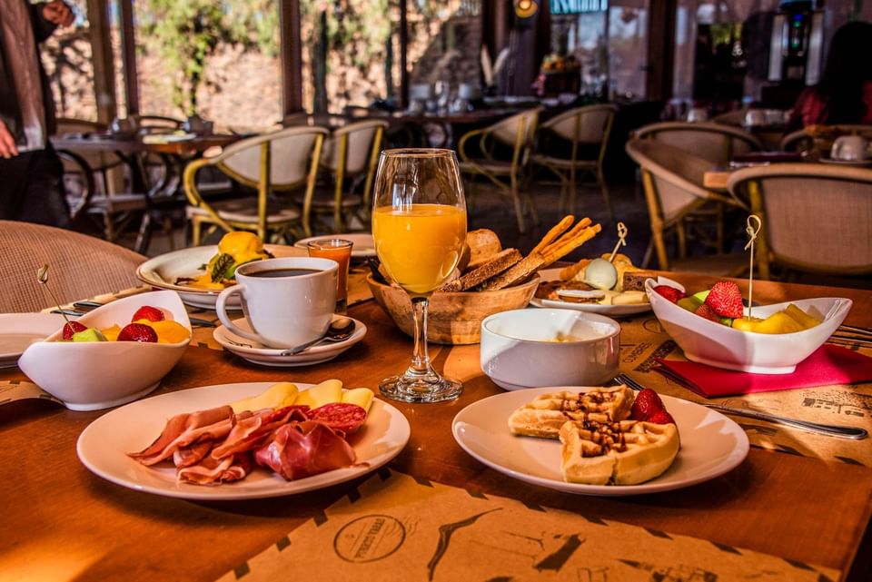 Buffet at Hotel Cumbres San Pedro de Atacama in Chile