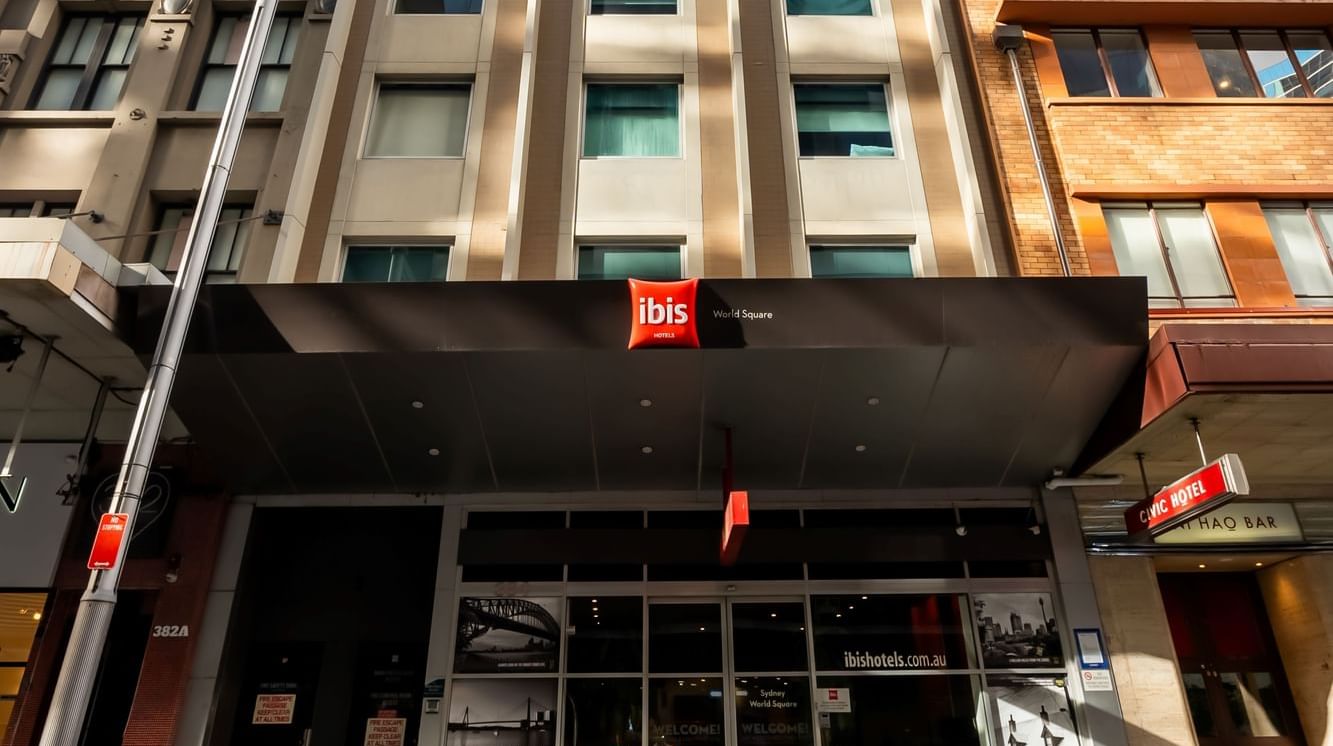 Ibis World Square entrance