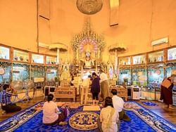 Interior of Kabar Aye Pagoda near Chatrium Hotel Royal Lake