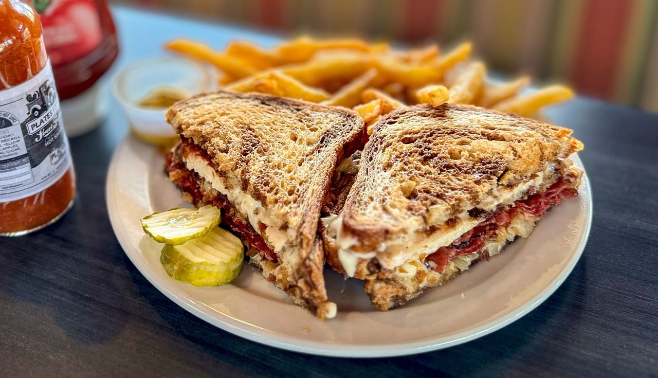 Sandwiches and fries