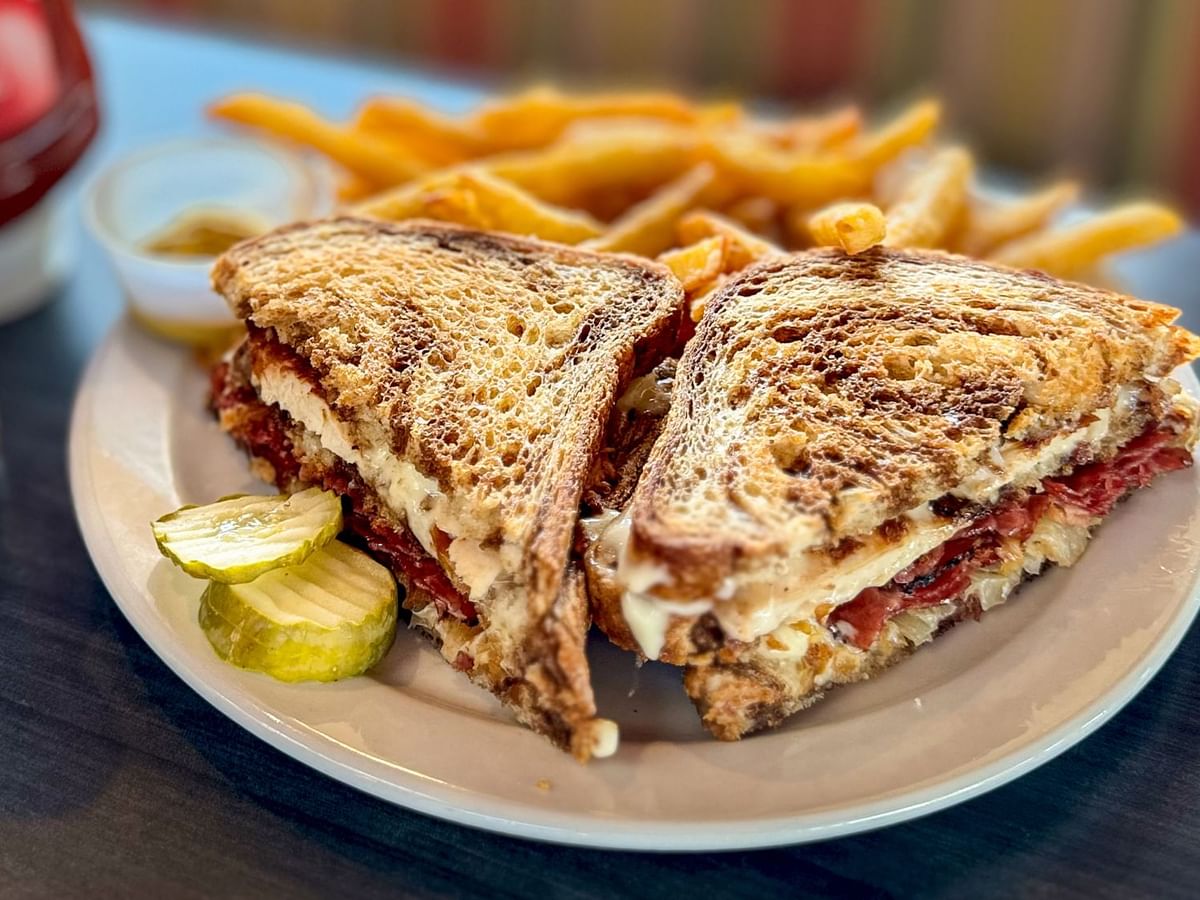 Sandwiches and fries