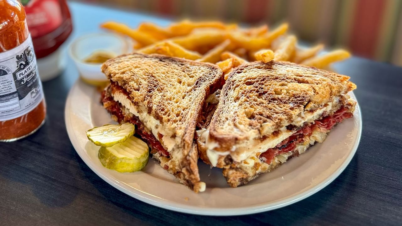 Sandwiches and fries