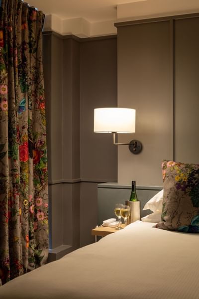 Evening with wine in Double Room at The Goodenough Hotel