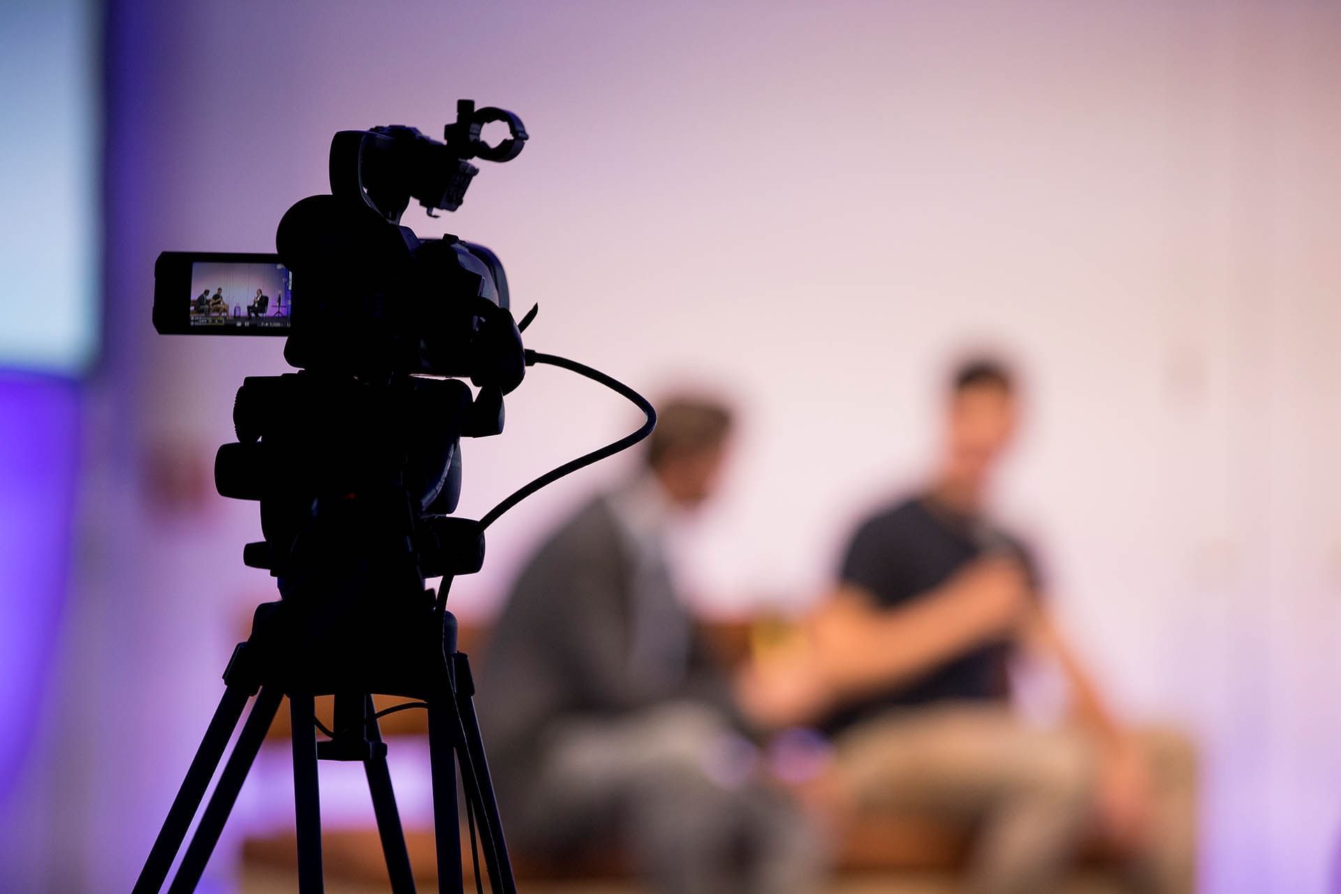 Close-up of a camera for the VR meeting at Hotel Berlin Berlin