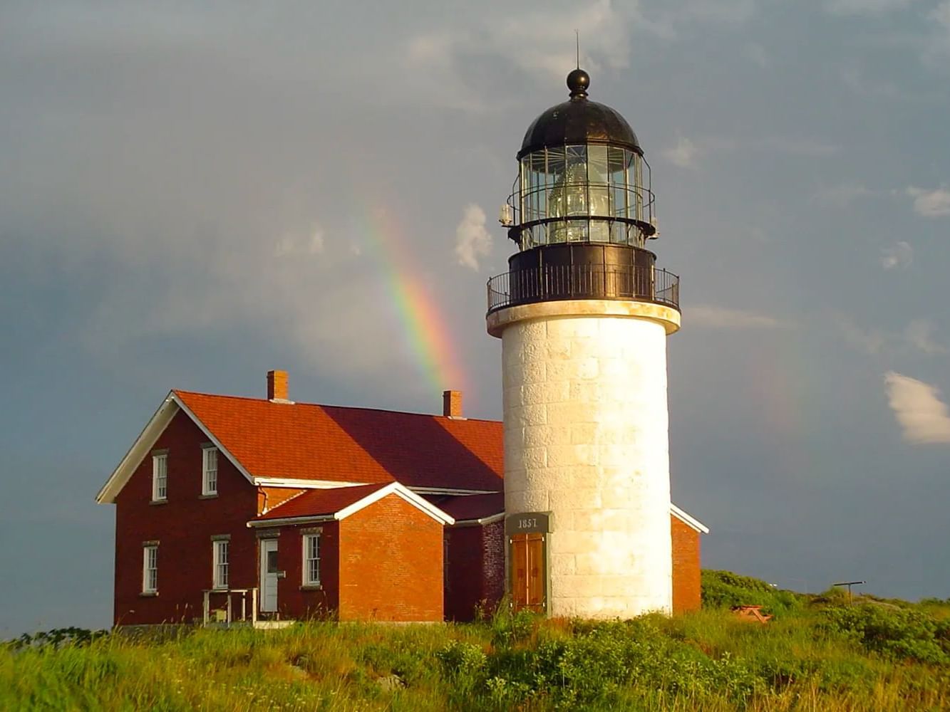 Evening skyline view over Sequin Island Lighthouse near Ogunquit Collection