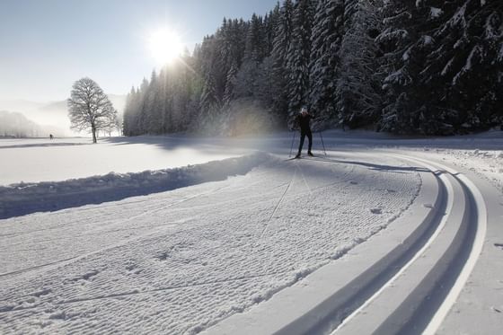 cross-country skiing Ramsau, IMLAUER Hotel