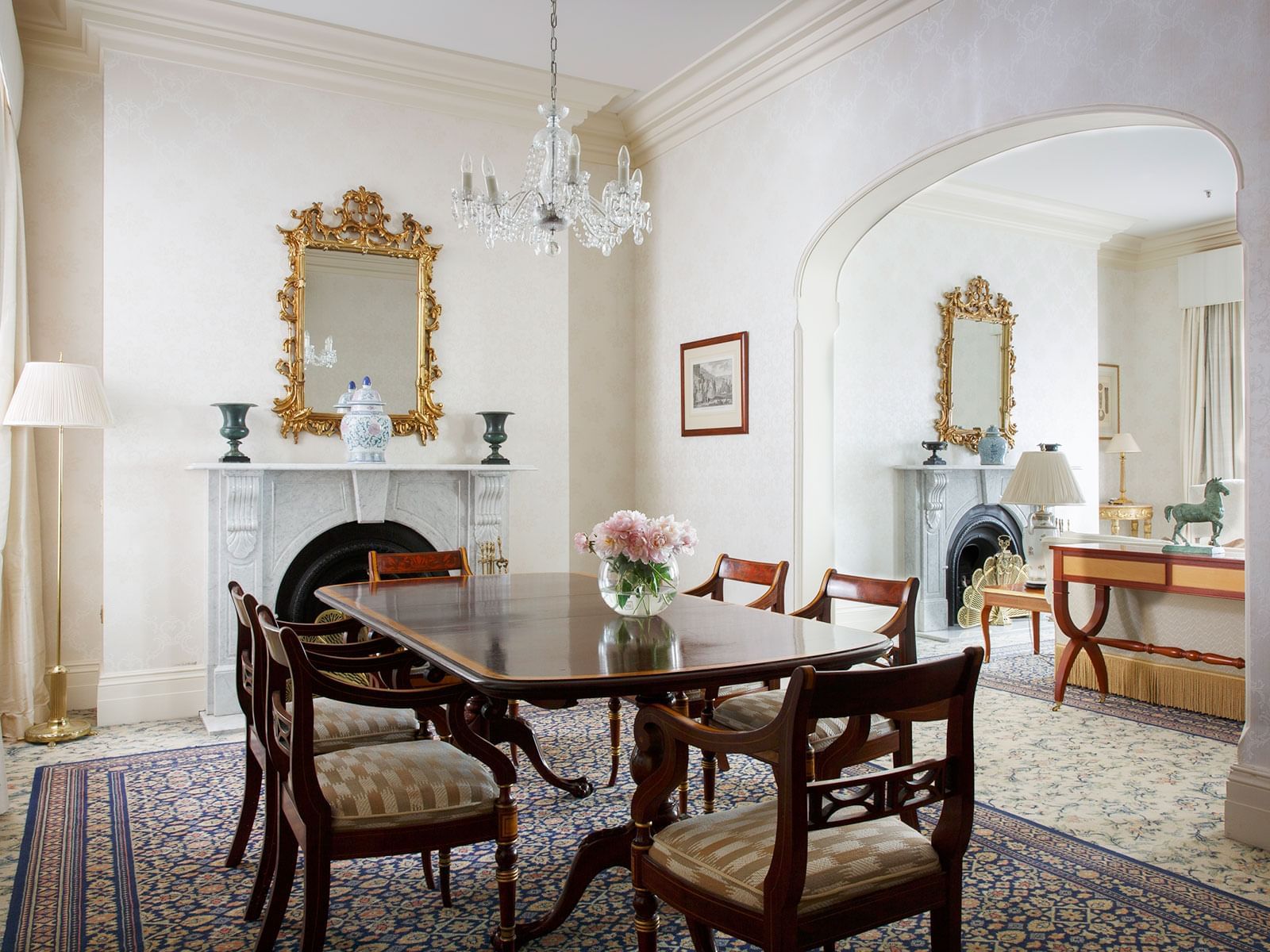 Royal Suite Dining Room at The Hotel Windsor Melbourne