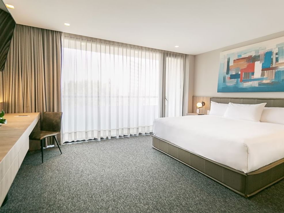 Habitación Deluxe Single con terraza en Elements by Marquis en Ciudad de México.