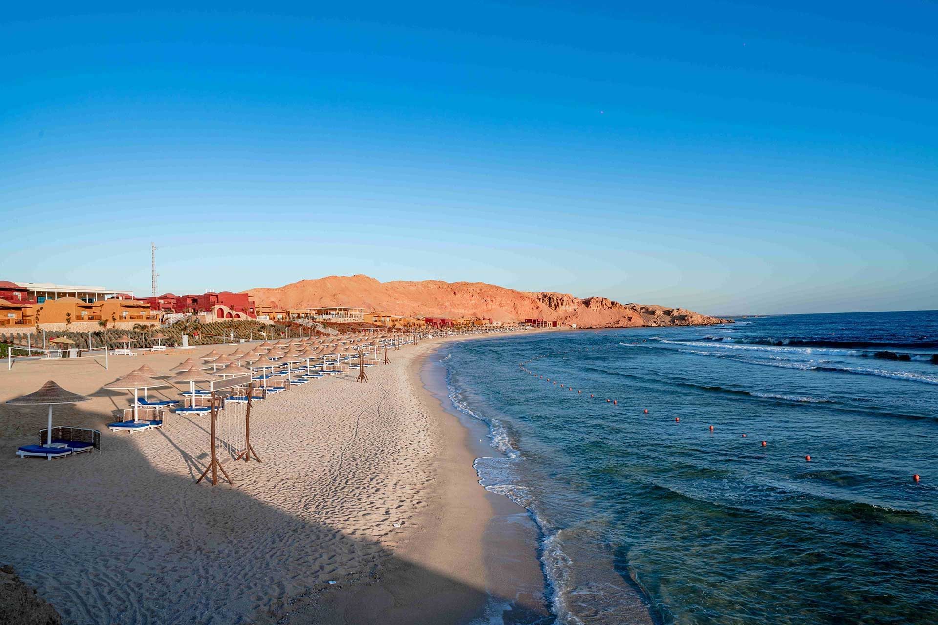 Beach near Pickalbatros Vita Resort in Portofino Marsa Alam