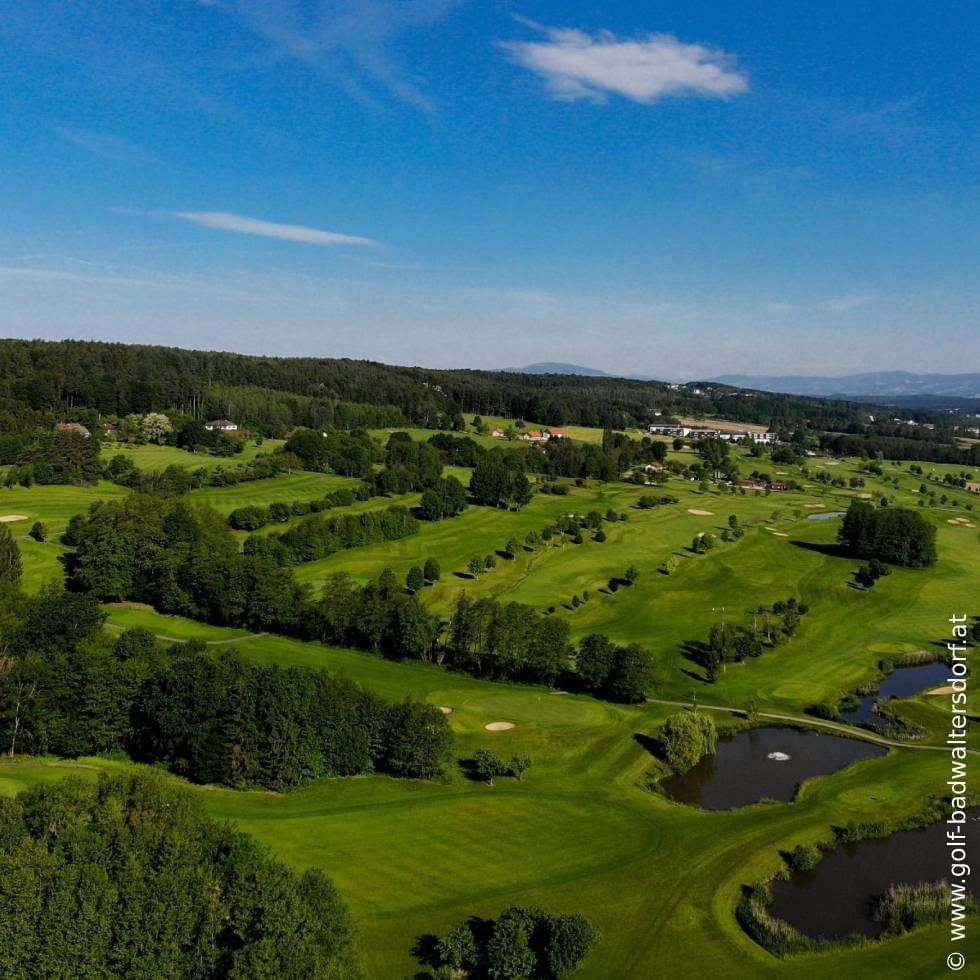 Aerial view of Golf club Bad Waltersdorf, Falkensteiner Hotels