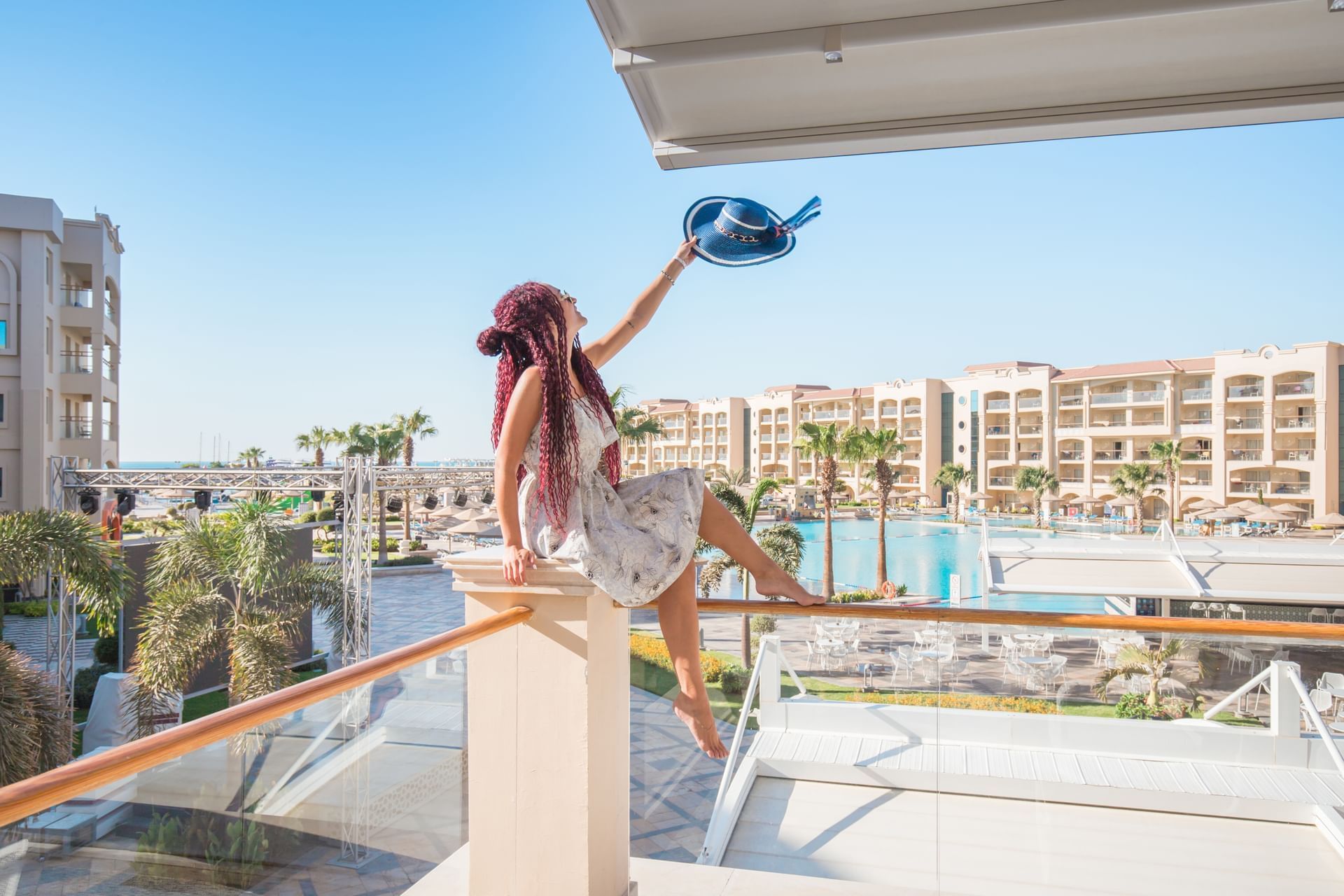 Views from Pickalbatros White Beach Resort in Hurghada