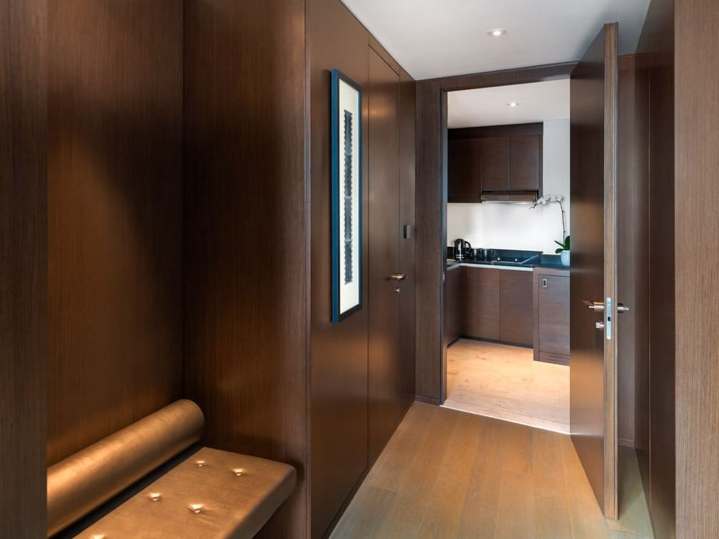 Closet space in Paramount Suite at 
Paramount Hotel Dubai