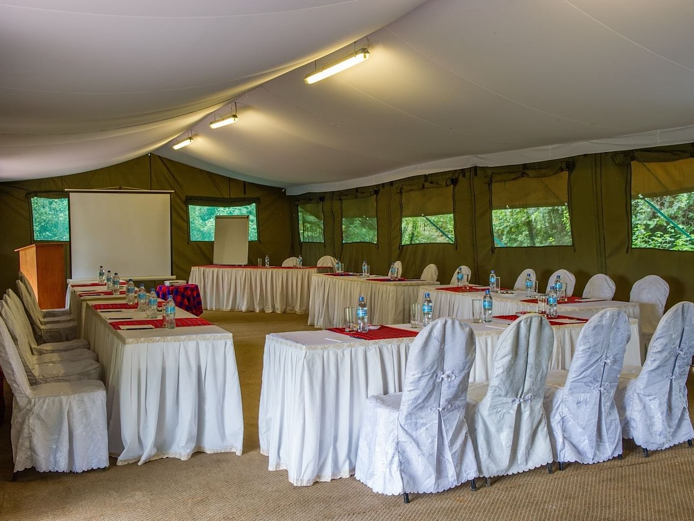 The Twiga Conference Room at Lake Manyara Serena Lodge