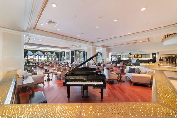Lobby at Ajman Hotel in United Arab Emirates