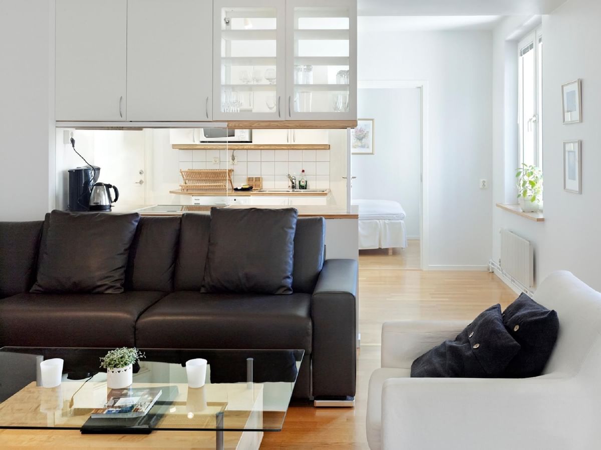 Full-service Apartment at Hotel Riverton, Gothenburg