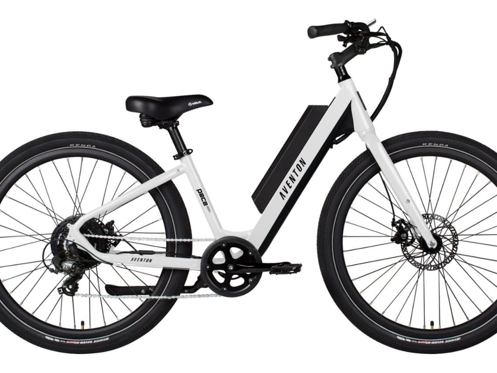 An E-bike with a white background near Hotel Jackson