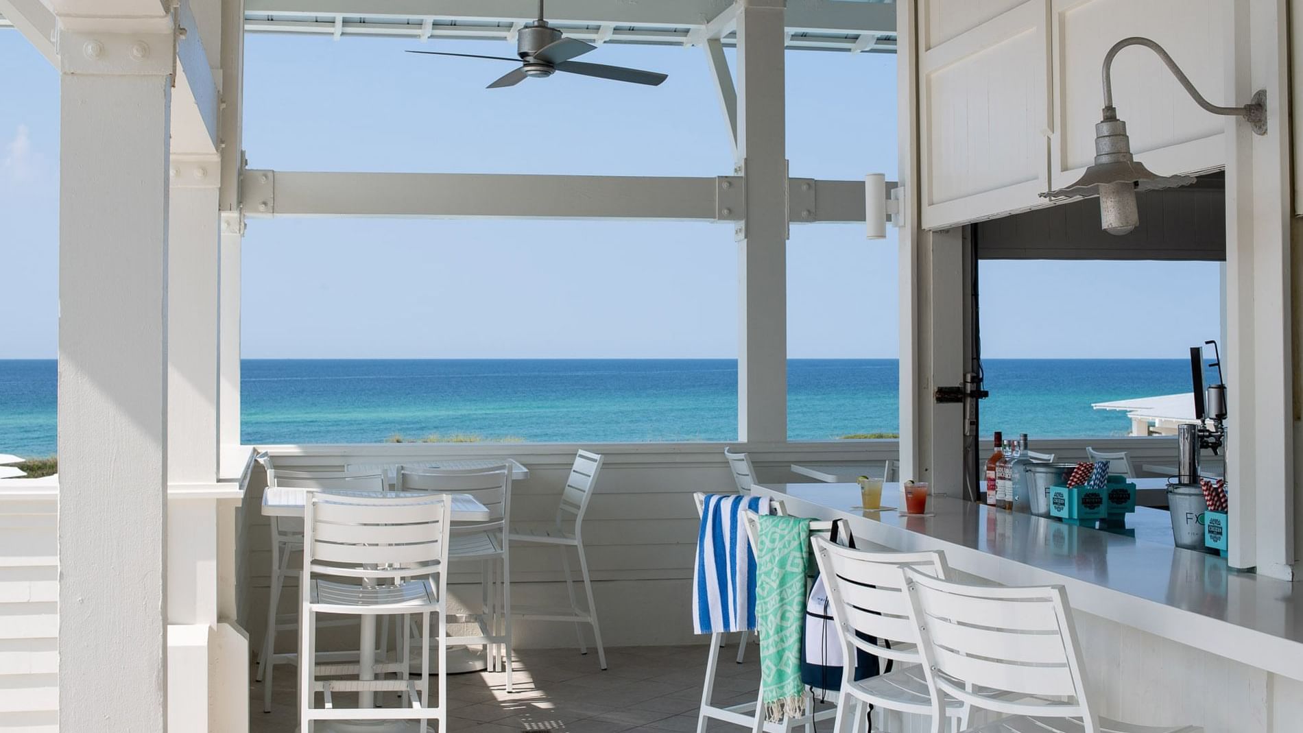 Dining & lounge area in Costa Chica at WaterColor Inn Resort