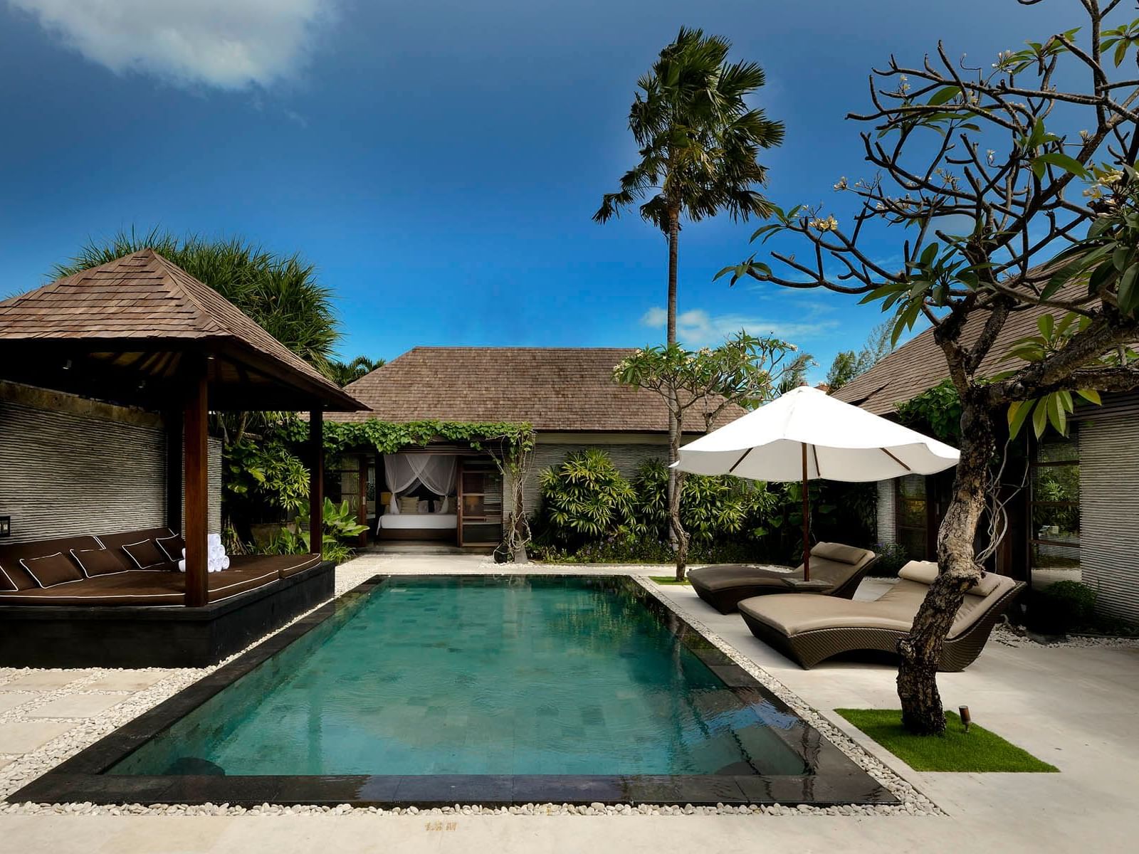 View of Three Bedroom Presidential Pool Villa Peppers Seminyak