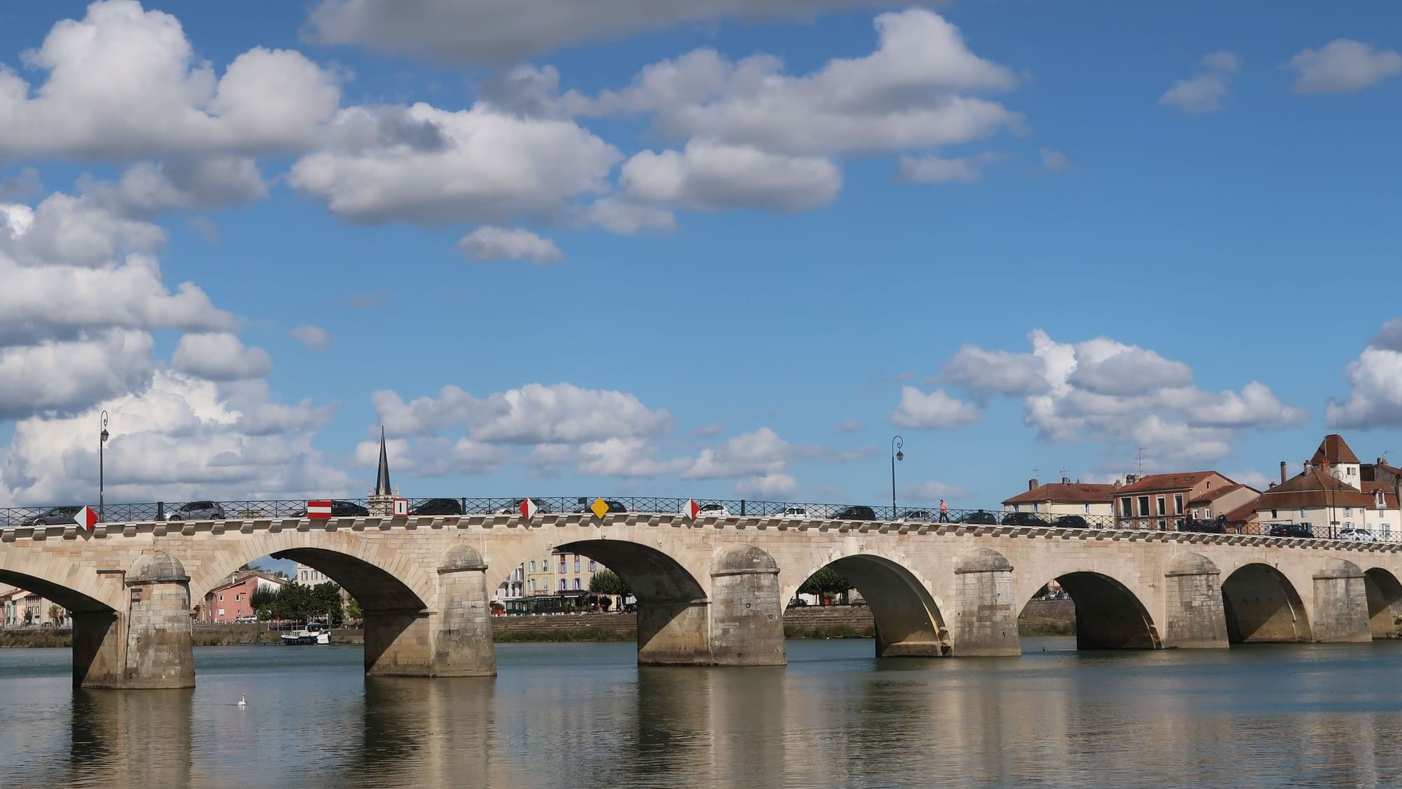 The Jacques-Gabriel Blois bridge near The Originals Hotels