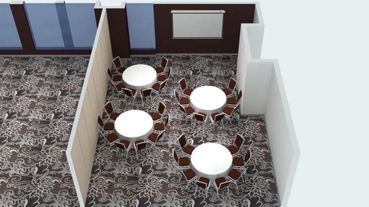 3D model of Australia meeting Room 4 at Novotel Melbourne