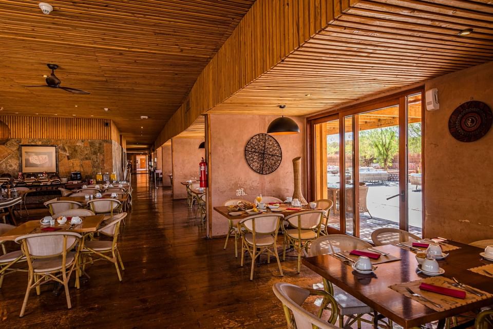 Restaurant at Hotel Cumbres San Pedro de Atacama in Chile