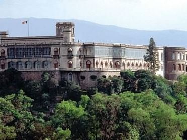 Ariel view of Chapultepec Castle, Dominion Suites Polanco