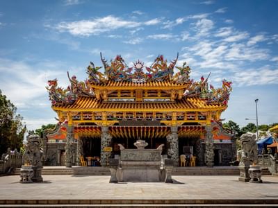 Exterior view of Nine Emperor God Temple near Sunway Hotel Seberang Jaya