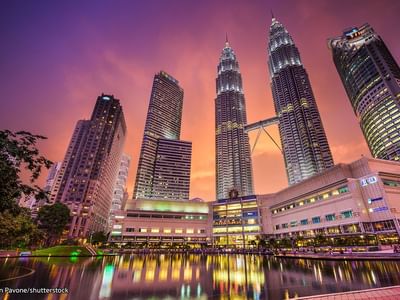 Suria KLCC night view