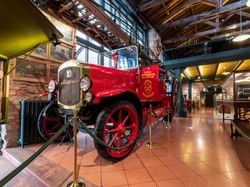 An ancient car in the Koc Museum near CVK Hotels