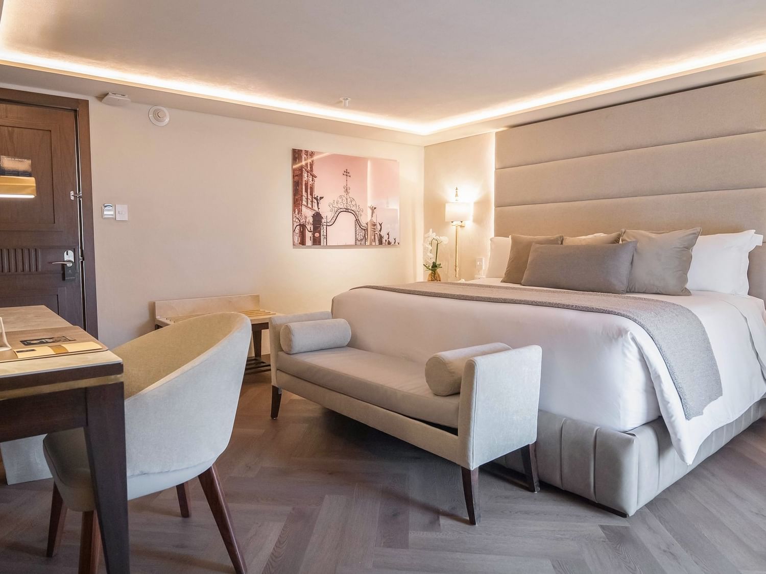 King Deluxe room at Quinta Real Puebla in Heroica Puebla de Zaragoza.