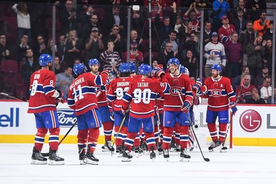 Montreal Canadiens hockey players.