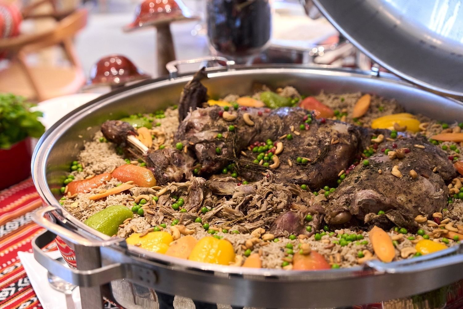 Close-up of sumptuous Iftar meal in Cinescope Restaurant at Paramount Hotel Midtown